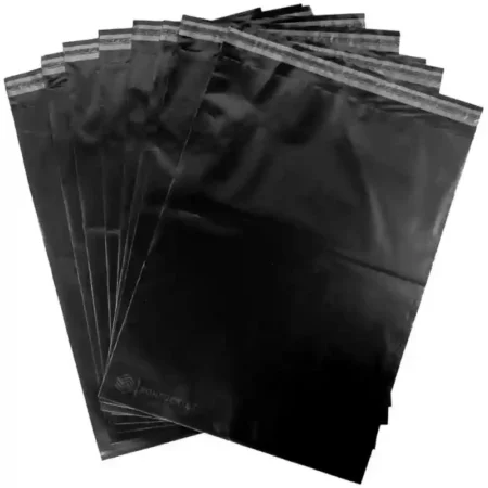 Sobres Bolsas Ecommerce X 100. Negro 20 X 30 C/adhesivo