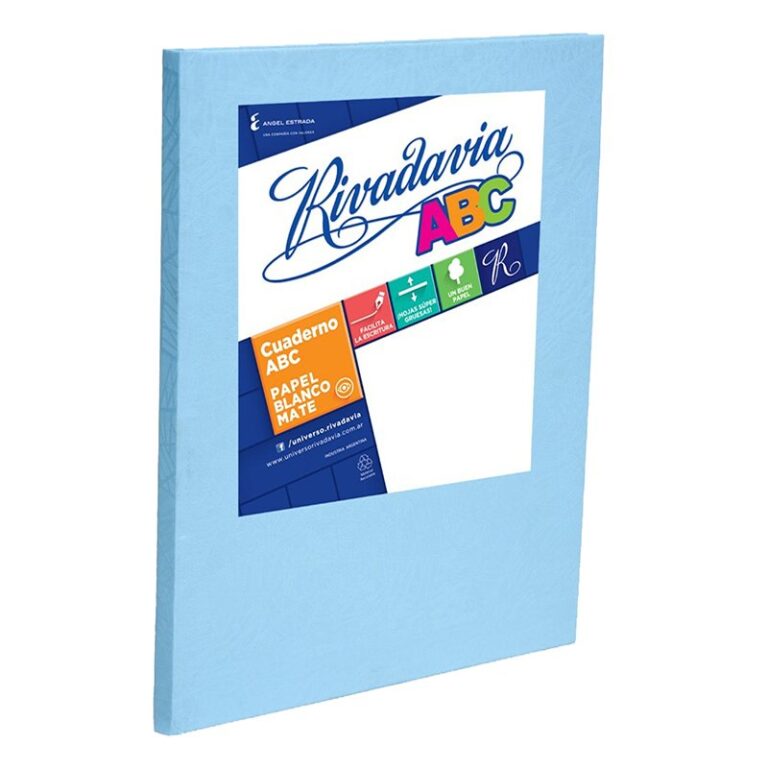 Cuaderno Rivadavia ABC Araña X 50 Hojas Tapa Dura Rayado – CASABAK