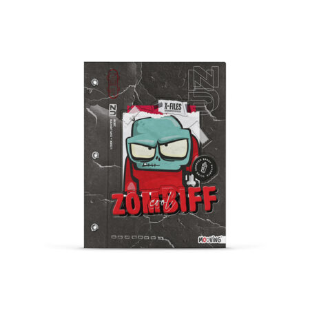 Carpeta Mooving Escolar C/ Cordon Dos Tapas Nº 3 Ultra Zombies