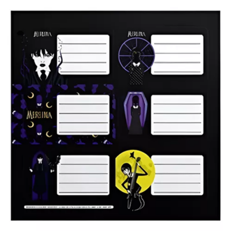 Etiqueta Escolar Mooving X12 Etiquetas Merlina