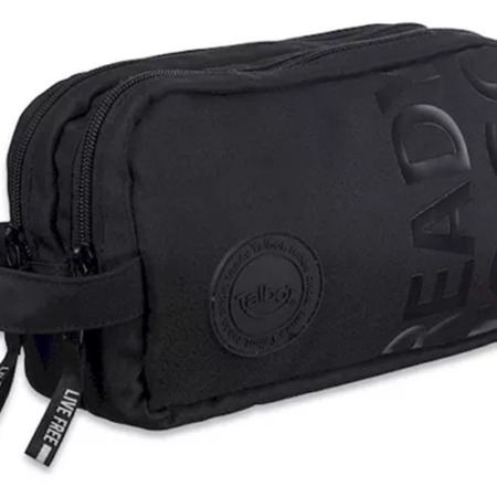 Cartuchera Talbot Lifestyle Lisa 2 Cierres Negro
