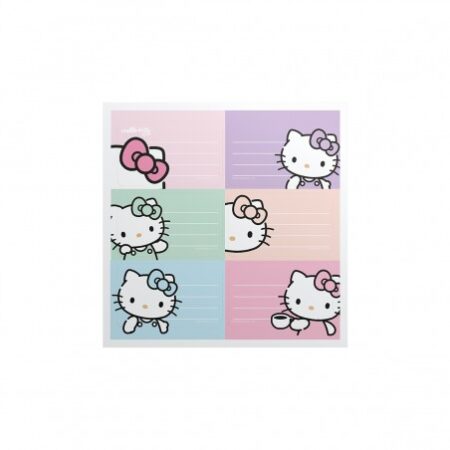 Etiqueta Escolar Mooving X12 Etiquetas Hello Kitty