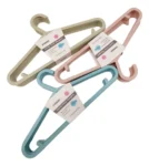 Perchas Plasticas 38cm Colores Pasteles X10 Unidades