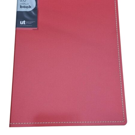 Carpeta Con Folios x20 Folios Rojo