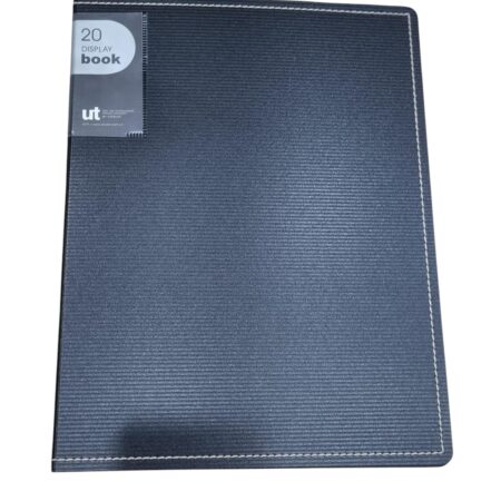 Carpeta Con Folios x20 Folios Negro