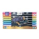 Marcadores Metallic Brush Mooving x8
