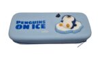 Cartuchera De Silicona Pinguino CELESTE