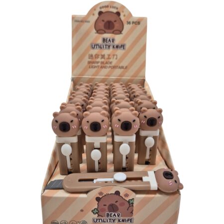 Cutter Capibara cuchilla 9mm Guia De Metal