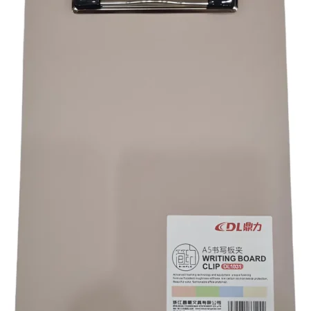 Tabla Portahojas Plastico A5 + Gancho Aprietapapel DL1031