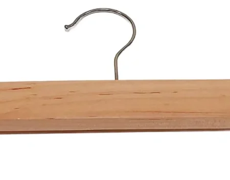 Perchas De Madera Con Broches De Metal 28cm X5 Unidades