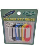 Llavero Identificador Plastico Con Rotulo x6