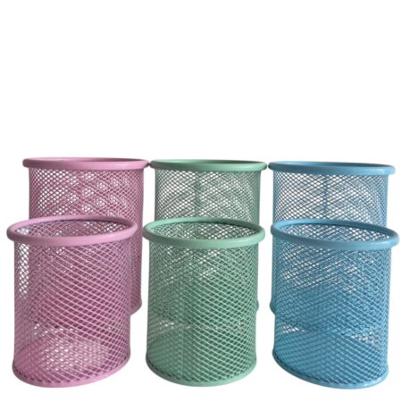 Set Porta Lapiz Dos Medidas Pastel Metalico