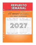 Repuesto Agenda Semanal NIVEL 10 N8