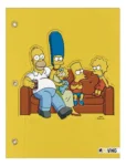 Carpeta Mooving Escolar C/ Cordon Dos Tapas Nº 3 LOS SIMPSON FAMILIA