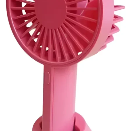 Ventilador De Mano Portátil Cargador Usb 3 Velocidades Rojo