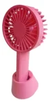 Ventilador De Mano Portátil Cargador Usb 3 Velocidades Rojo