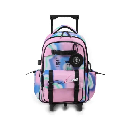 Mochila Chimola Blurred Carro 18" PINK