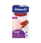 Lapicera Pelikan Tango x12 Unidades Rojo