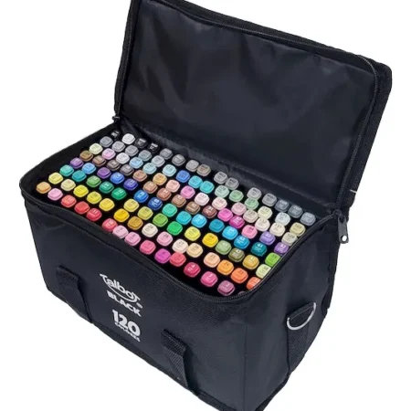 Marcador Talbot BLACK Doble Punta Valija X120u Permanente