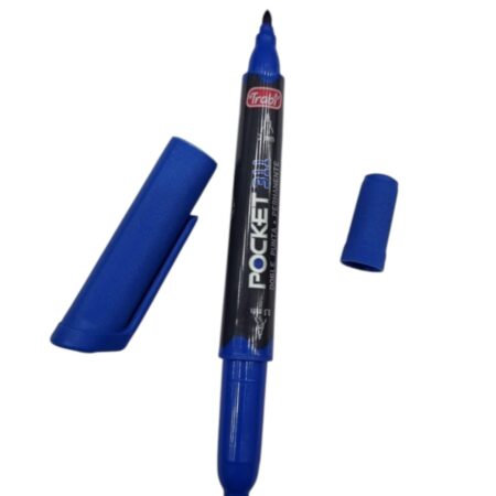 Marcador Trabi Indeleble Doble Punta Pocket 311 x1 Azul