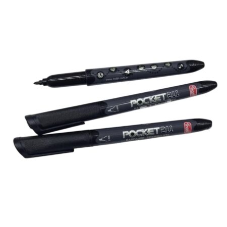 Marcador Trabi Indeleble Punta Mediana Pocket 211 x1 Negro