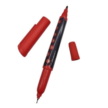 Marcador Trabi Indeleble Doble Punta Pocket 311 x1 Rojo