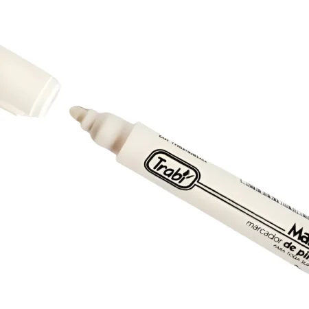 Marcador De Pintura Trabi Punta Gruesa Mark All Blanco