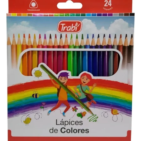 Lapices De Colores Trabi x24 Unidades