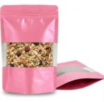 Bolsa Doypack Rosa Con Ventana 20x30 X50 Unidades