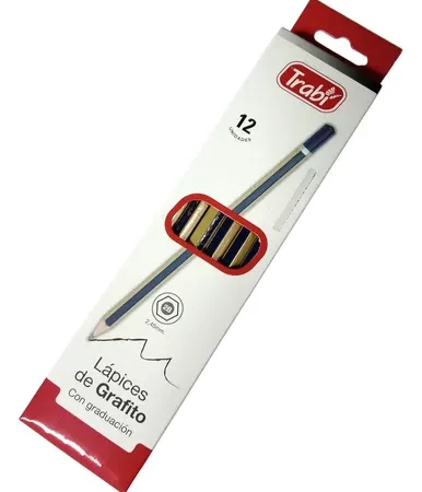 Lapices Trabi Grafito X12 Unidades