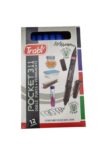Marcador Trabi Indeleble Doble Punta Pocket 311 x12 Azul