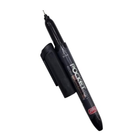 Marcador Trabi Indeleble Punta Fina Pocket 111 x1 Negro