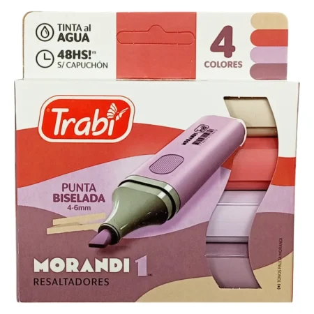 Resaltadores Trabi Morandi 1 x4