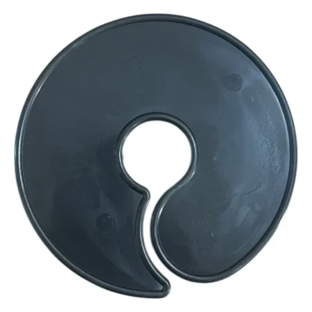 Separadores de Perchas de Plastico 13cm x10 unidades Negro