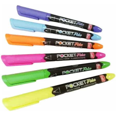 Resaltadores Trabi Pocket Fluo x6 Unidades Surtido