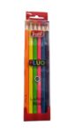 Lapices De Colores Trabi x6 Fluo