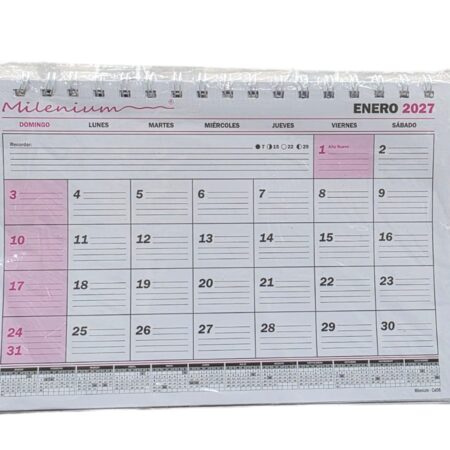 Calendario Milenium Cal06 2027 23x16