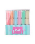 Resaltadores Glitter Chimola x6 Unidades