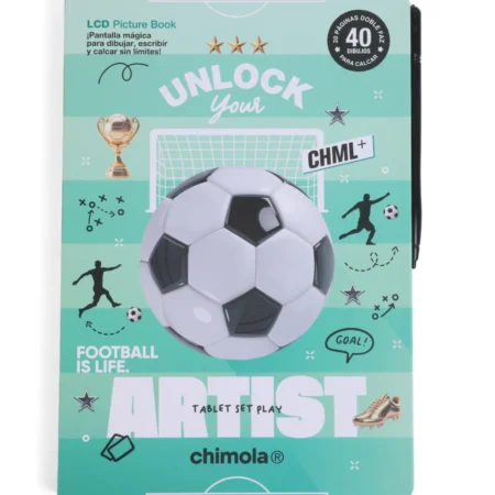 Tablet Lcd Chimola Set Play Para Dibujar Y Calcar FUTBOL