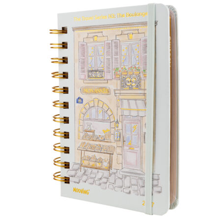 Agenda 2 Dias por Pagina Mooving 10x15 Travel Celeste