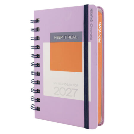 Agenda 2 Dias por Pagina Mooving 10x15 Chromatic Lila
