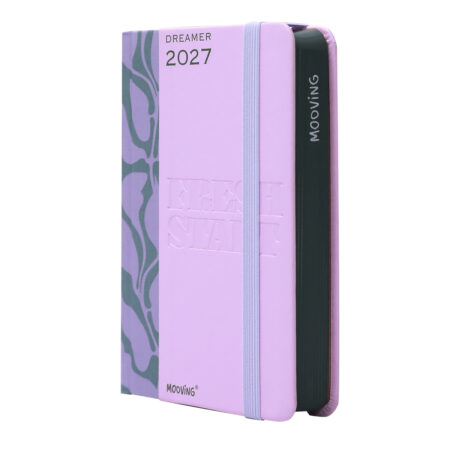 Agenda Dia por Pagina Mooving 10x15 Dreamer Lila