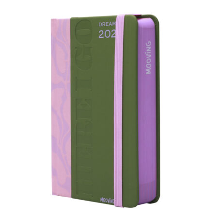 Agenda Dia por Pagina Mooving 10x15 Dreamer Verde