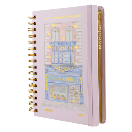 Agenda Dia por Pagina Mooving 15x21 Travel Lila