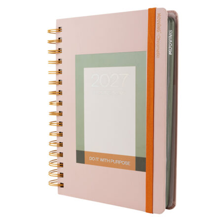 Agenda Dia por Pagina Mooving 15x21 Chromatic Coral