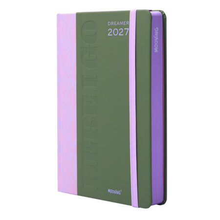 Agenda Dia por Pagina Mooving 15x21 Dreamer Verde