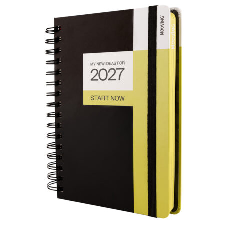 Agenda Dia por Pagina Mooving 15x21 Urban Negro