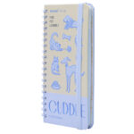 Agenda Semanal Pocket Mooving Mood Celeste 17x9,2