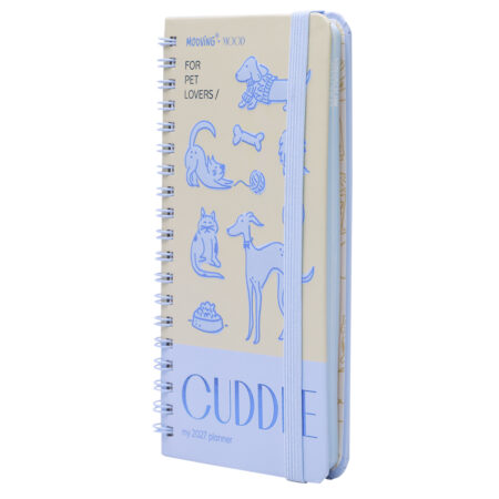 Agenda Semanal Pocket Mooving Mood Celeste 17x9,2