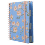 Agenda Dia por Pagina Mooving 16,5x22 Cerezo
